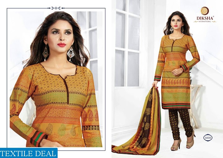 Diksha vol-3 Wholesale cotton Dress material